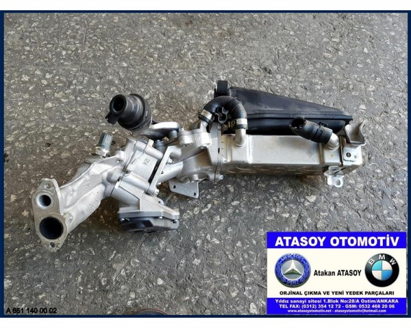 MERCEDES W212 E250CDI EGR VALFİ 6511400002 - 6511400102 - 6511400508 A6511400002 A6511400102 A6511400508 A 651 140 00 02 A 651 140 01 02 A 651 140 05 08 OM651